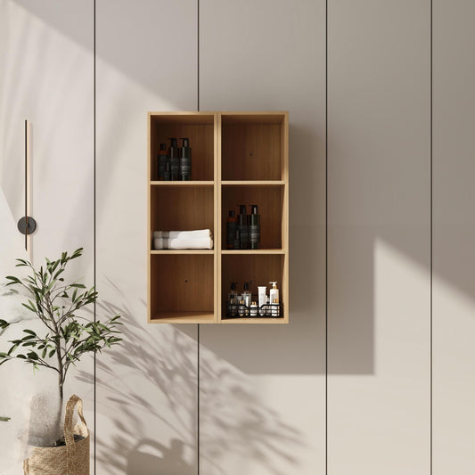 24 Inch Wall Mounted Storage Shelves Combination
