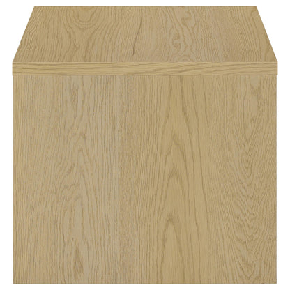 Canoga Engineered Wood Accent Side End Table Light Oak