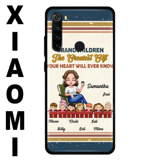 Custom Personalized Grandma Phone Case - Gift Idea For Grandma/Mother's Day - Up To 7 Kids - Grandchildren The Greatest Gift Your Heart Will Ever Know - Case For Xiaomi/Oppo/Huawei