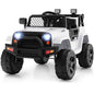 Electric Ride-On Truck for Kids with Remote Control, Music, and Lights - 12V