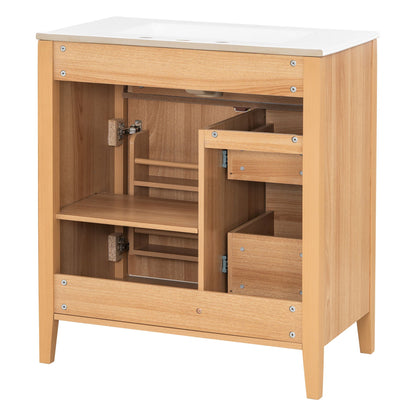 Bathroom Vanity With Sink, Soft Closing Cabinet