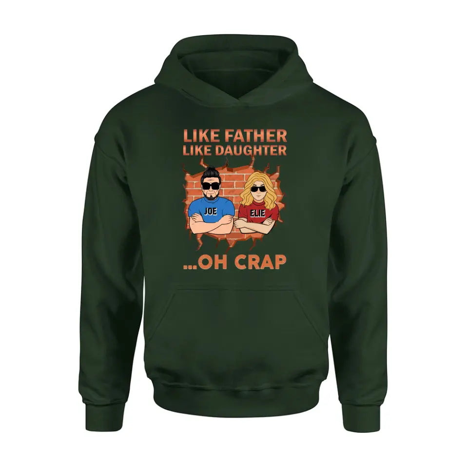 Personalized Dad/Mom And Daughter/Son T-Shirt - Gift Idea For Father's Day/Mother's Day