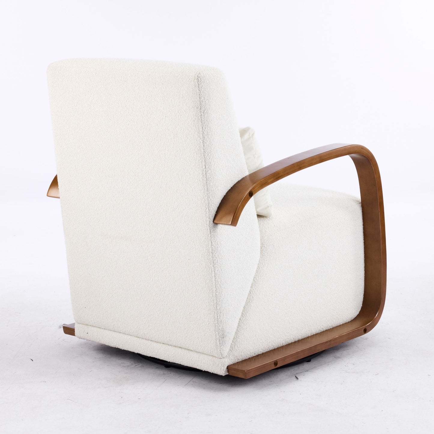 Swivel Accent Rotatable Ergonomic Single Chair For Living Room