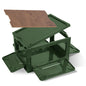 Collapsible Storage Bin – Stackable Organizer with Wheels & Lockable Doors