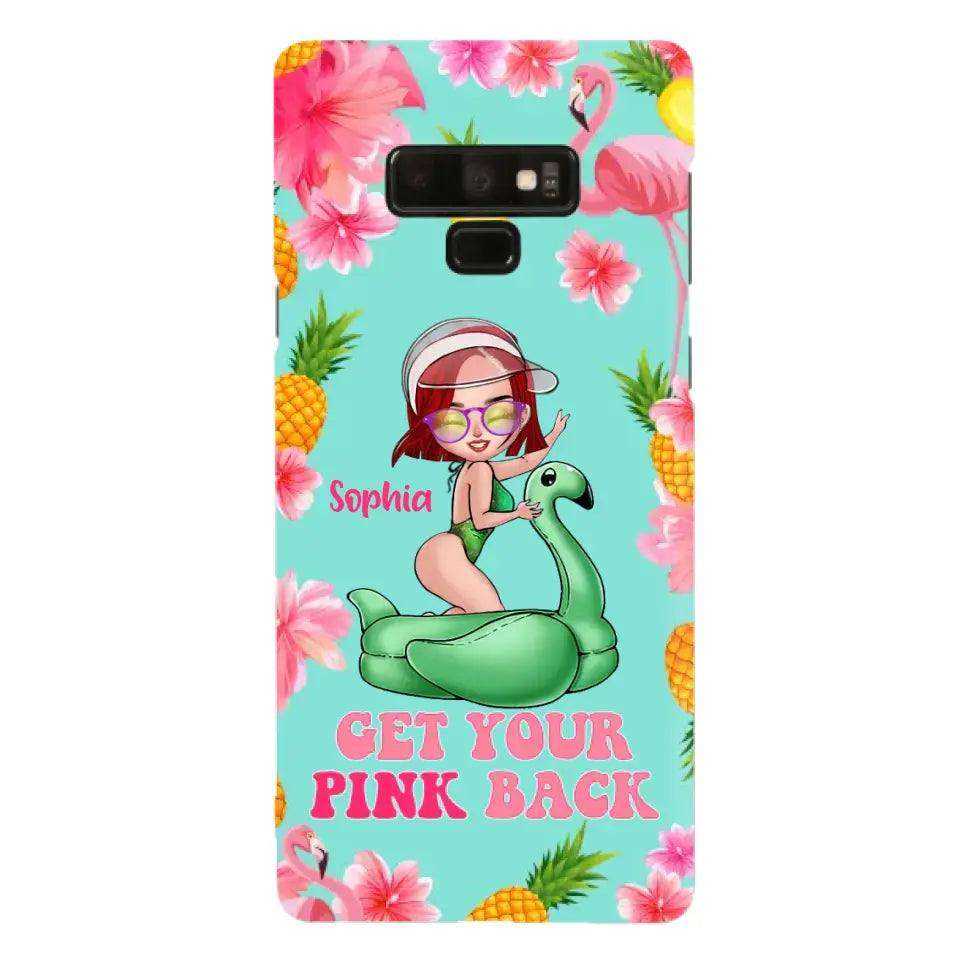 Custom Personalized Bikini Girl Phone Case - Gift Idea For Girl - Get Your Pink Back - Cases For iPhone/Samsung