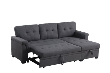 Lucca - Reversible Sleeper Sectional Sofa With Storage Chaise