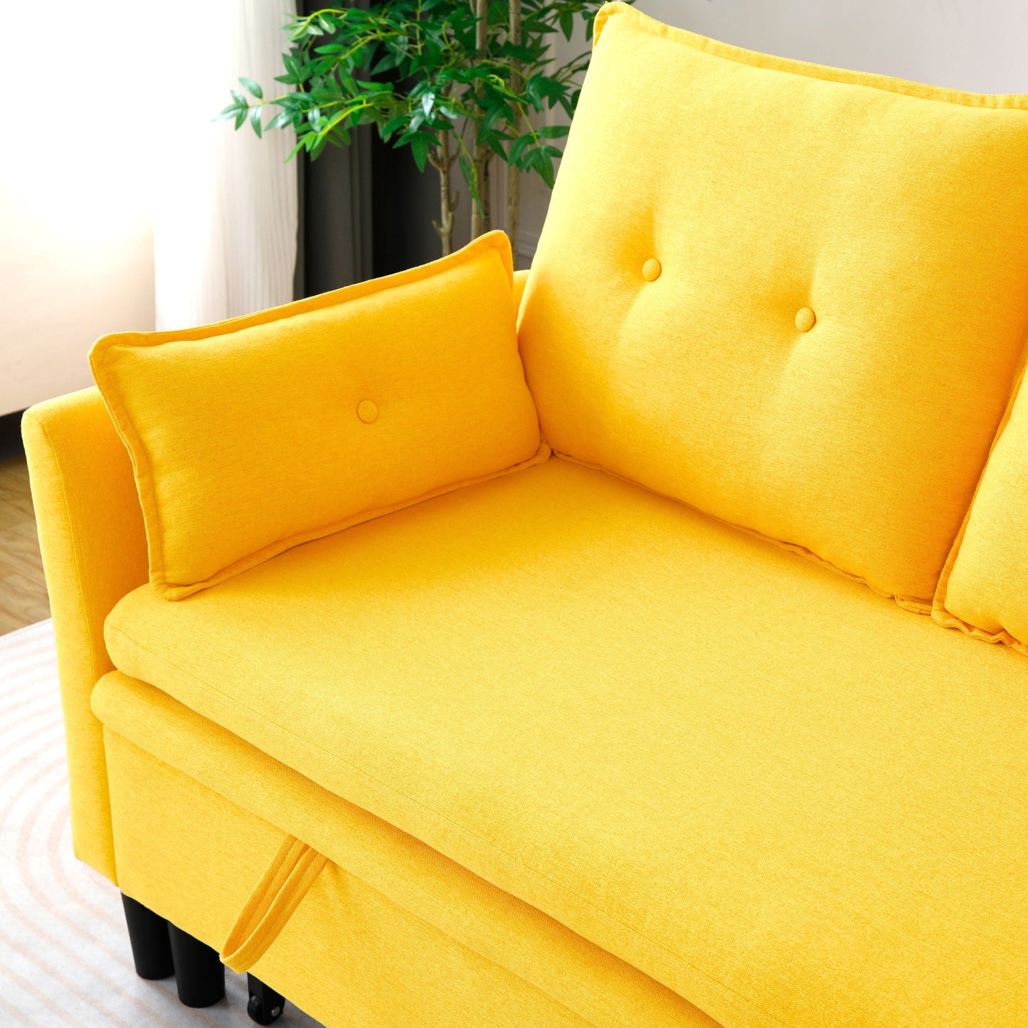 L-Shaped Reversible Chaise Sectional Sofa With Storage