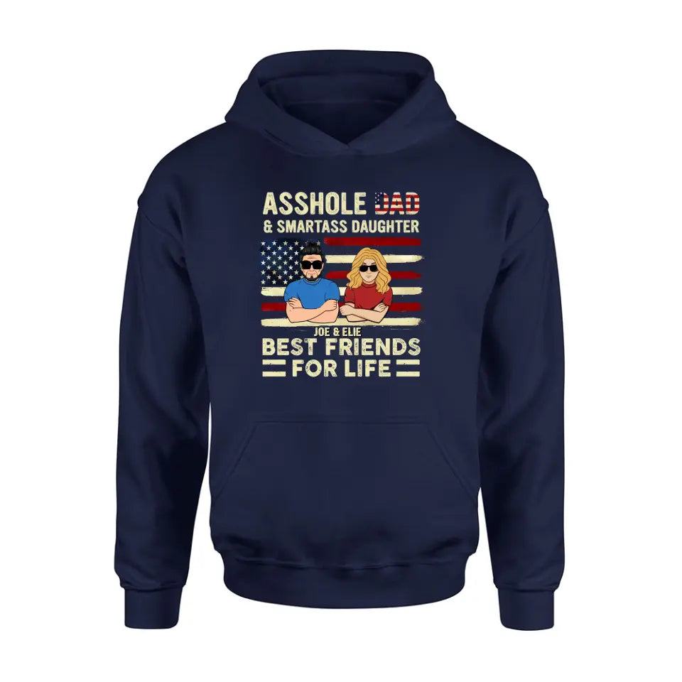 Personalized Father And Daughter/Son T-shirt/Long Sleeve/Sweatshirt/Hoodie - Gift For Father's Day