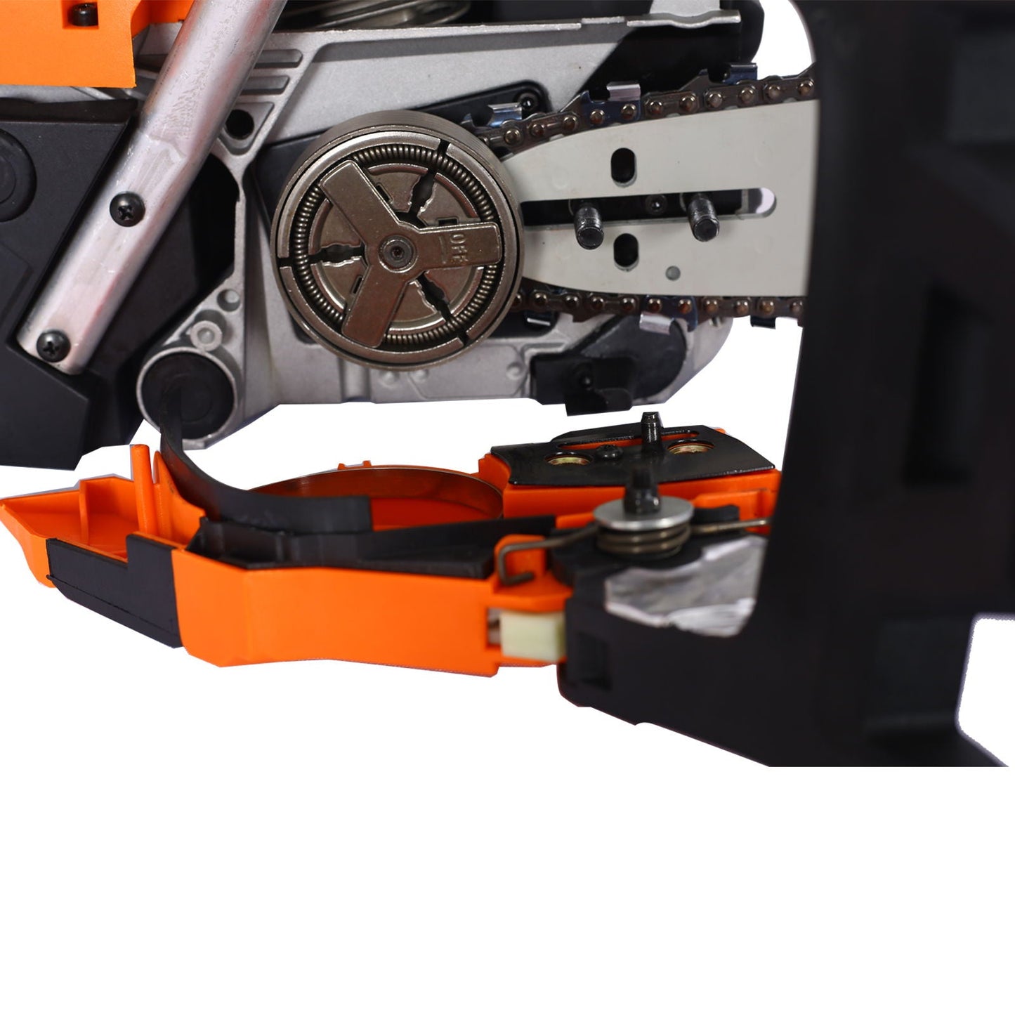 58Cc Gasoline Chainsaw 20" For Tree And Wood Cutting Epa Compliant - Orange