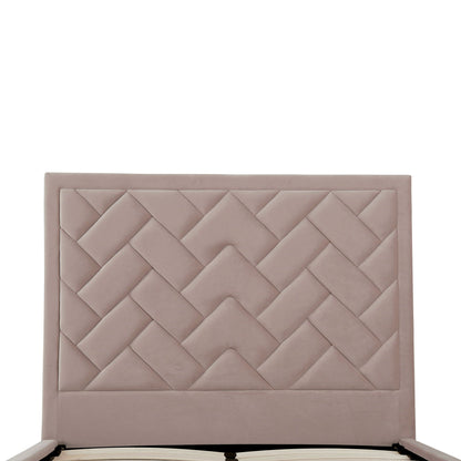 Crosby - Bed With Upholstered Headboard And Slats