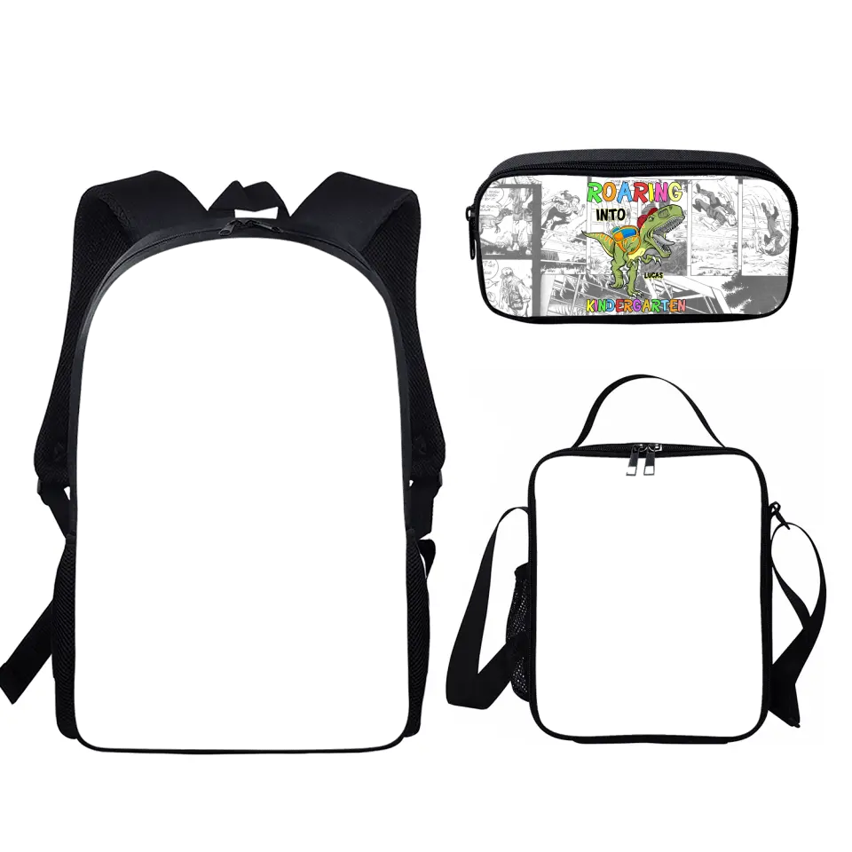 Personalized Back To School Dino Bag Sets - Gift Idea For Kids/Dino Lovers - Roaring Into 2nd Grade