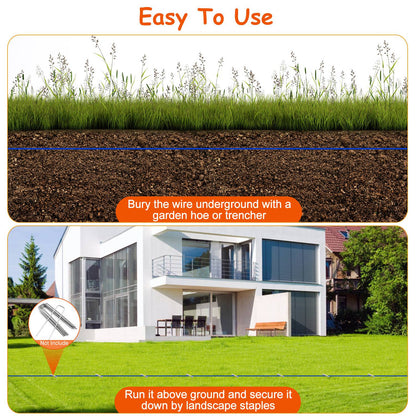 656Feet Underground Dog Fence Wire Aluminum Boundary Wire for Dog Fence System