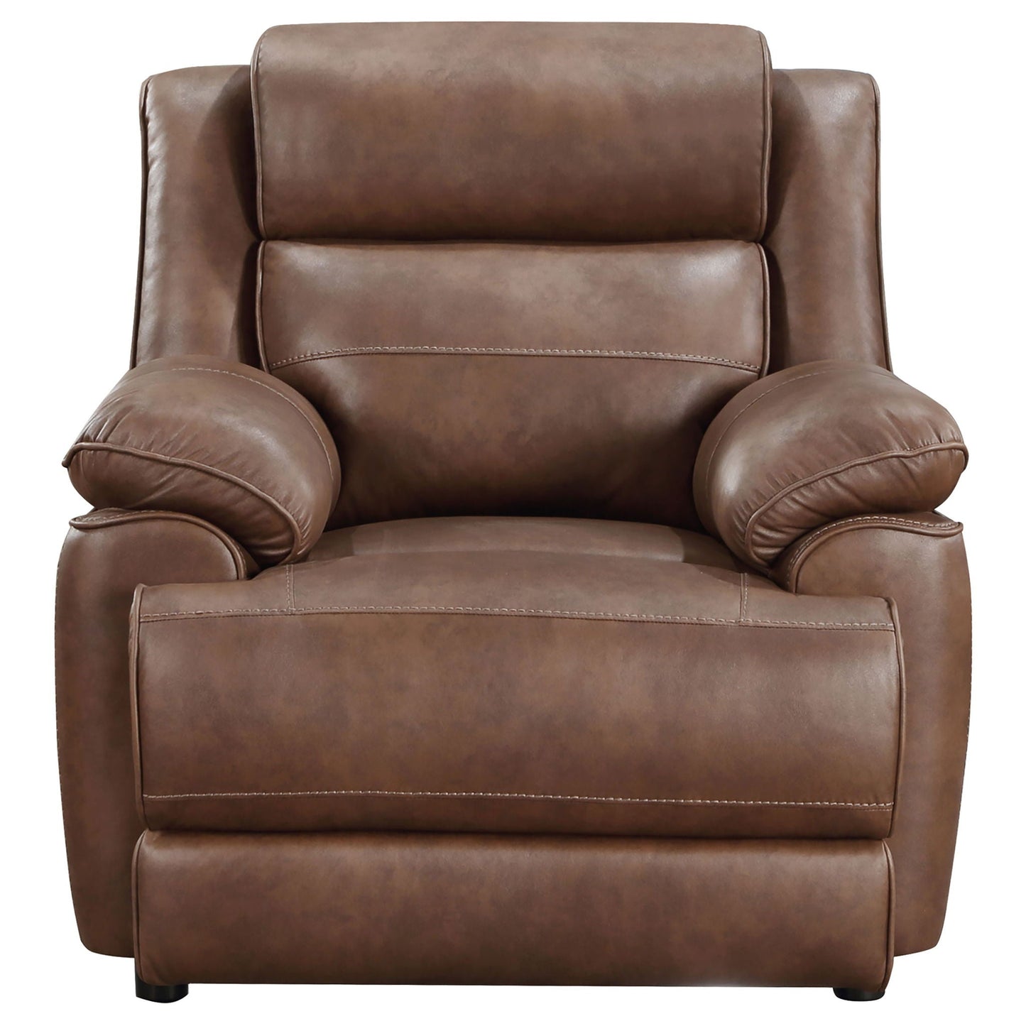 Worthington - Padded Arm Accent Chair - Dark Brown