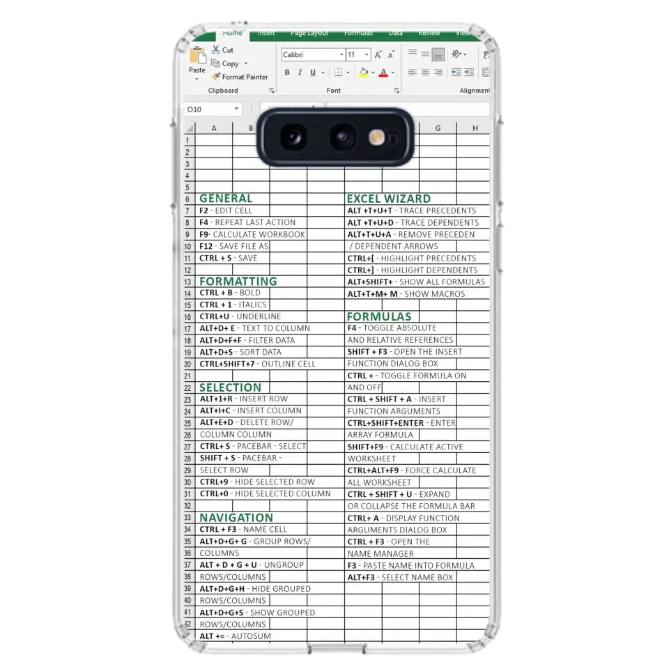 Personalized Excel Phone Case - Gift Idea For Excel Lovers - Cases For iPhone/Samsung