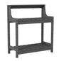 Potting Benches for Outside, HDPE Garden Potting Table with Storage