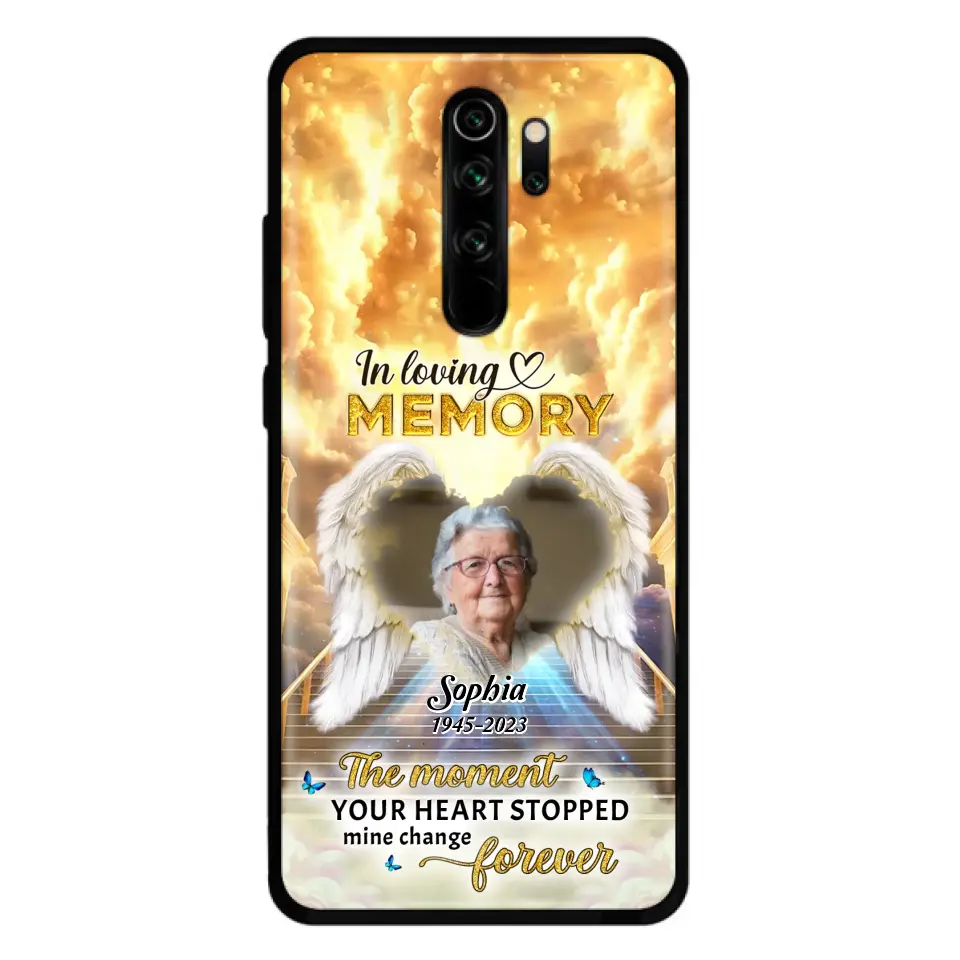 Personalized Photo Memorial Phone Case - Memorial Gift For Loss Of Family Member - The Moment Your Heart Stopped Mine Changed Forever - Oppo/ Huawei/ Xiaomi