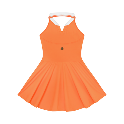 Loki & Ivy Collared Halter Tennis Dress
