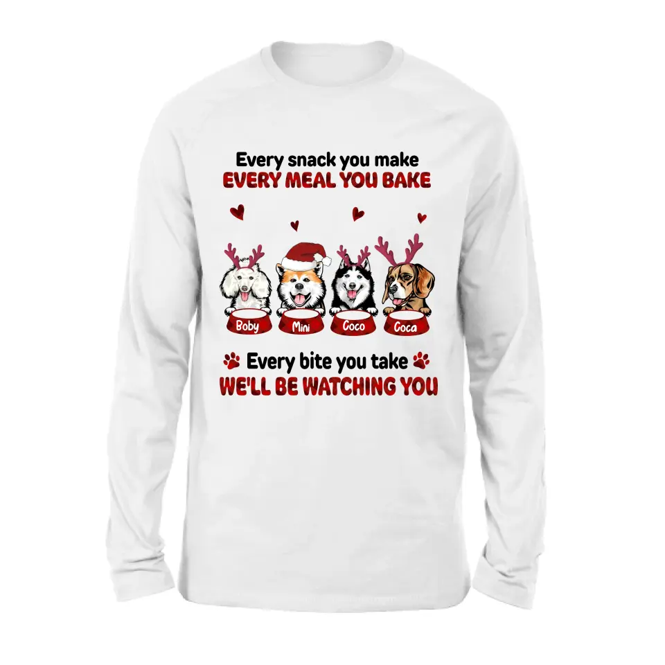 Personalized Pet Shirt/Hoodie - Gift Idea For Pet Lovers - Up to 4 Pets/Cats/Dogs - I'll Be Watching You