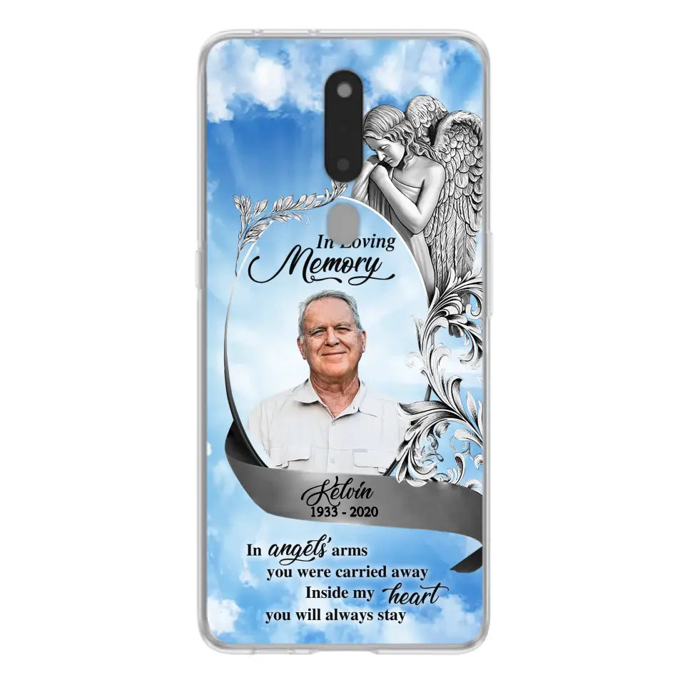 Custom Personalized Memorial Photo Phone Case - Memorial Gift Idea for Family - Inside My Heart You Will Always Stay - Case For Oppo/Xiaomi/Huawei