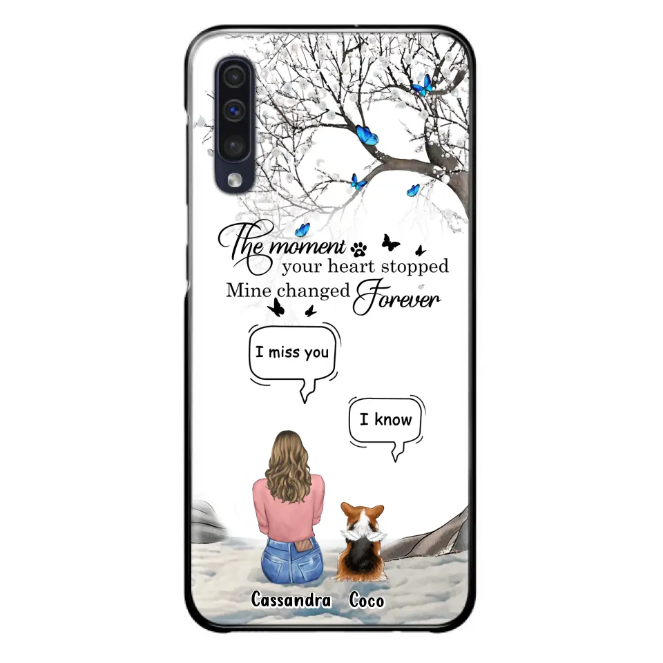 Personalized Pet Phone Case - Up to 4 Pets - Gift Idea For Couple/Dog/Cat Lover - The Moment Your Heart Stopped Mine Changed Forever - Case For iPhone/Samsung