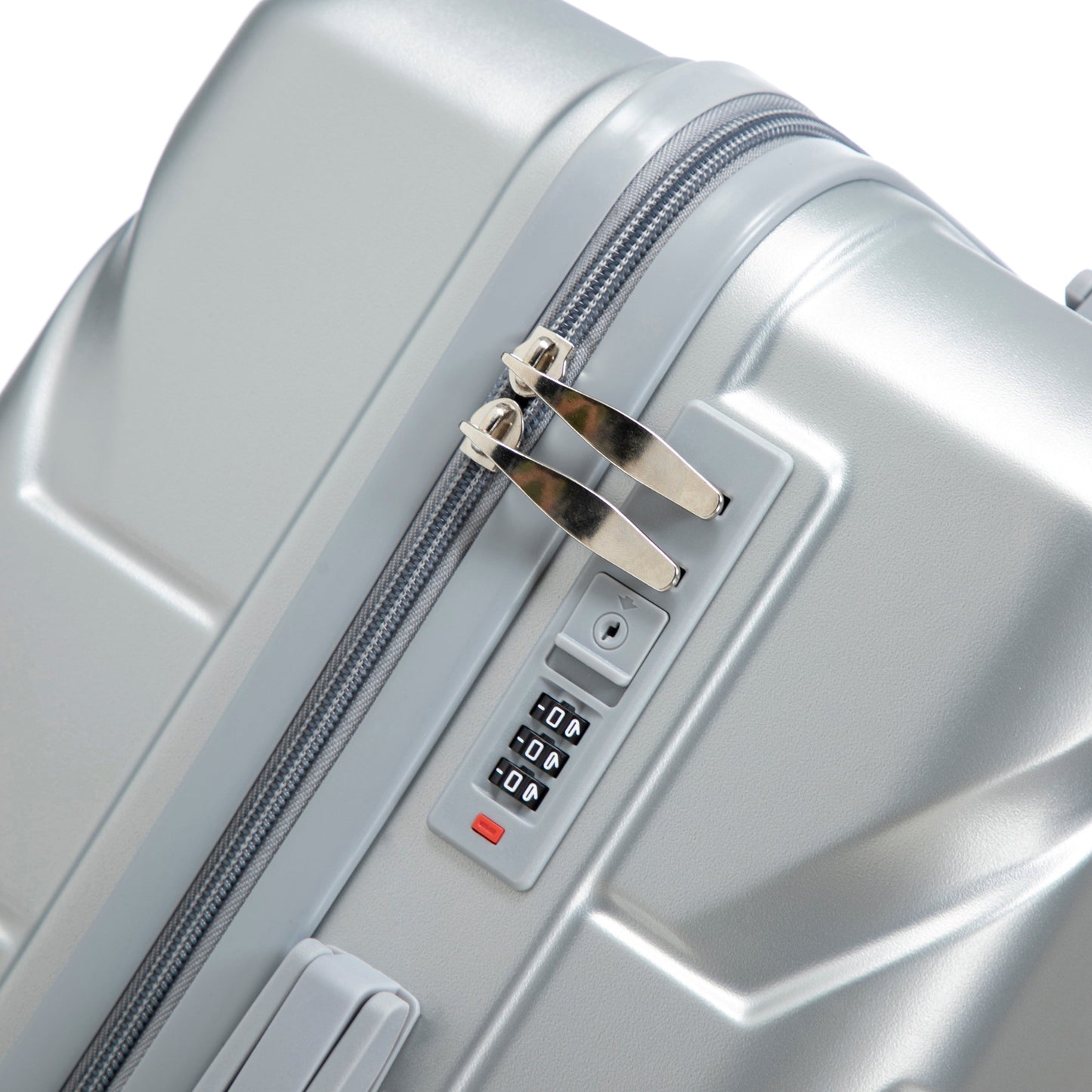 3-Piece ABS Spinner Wheel Luggage Set with Combination Lock