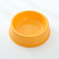 Pet Bowl Plastic Frosted Footprints Dog Cat Feeding Water Bowl Cat Bowl