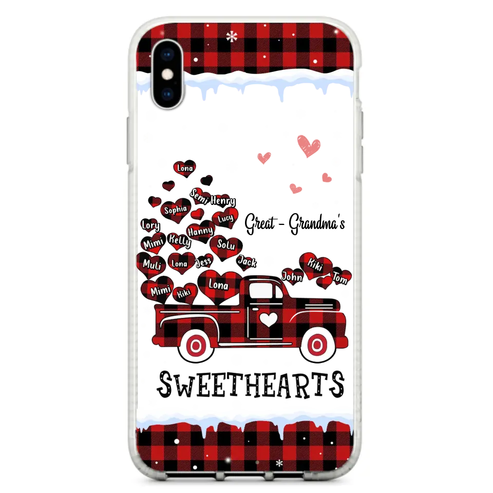 Personalized Grandma Phone Case - Gift Idea For Grandma - Up to 20 Children - Great Grandma's Sweethearts - Case For iPhone/Samsung