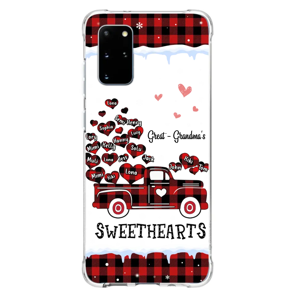 Personalized Grandma Phone Case - Gift Idea For Grandma - Up to 20 Children - Great Grandma's Sweethearts - Case For iPhone/Samsung