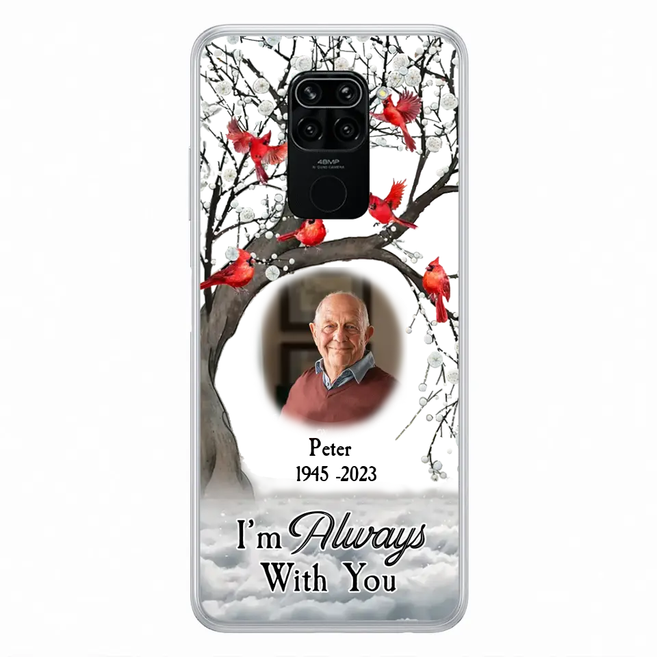 Custom Personalized Memorial Photo Phone Case - Upload Photo - Memorial Gift Idea For Family Member - I'm Always With You - Case For Xiaomi/ Oppo/ Huawei