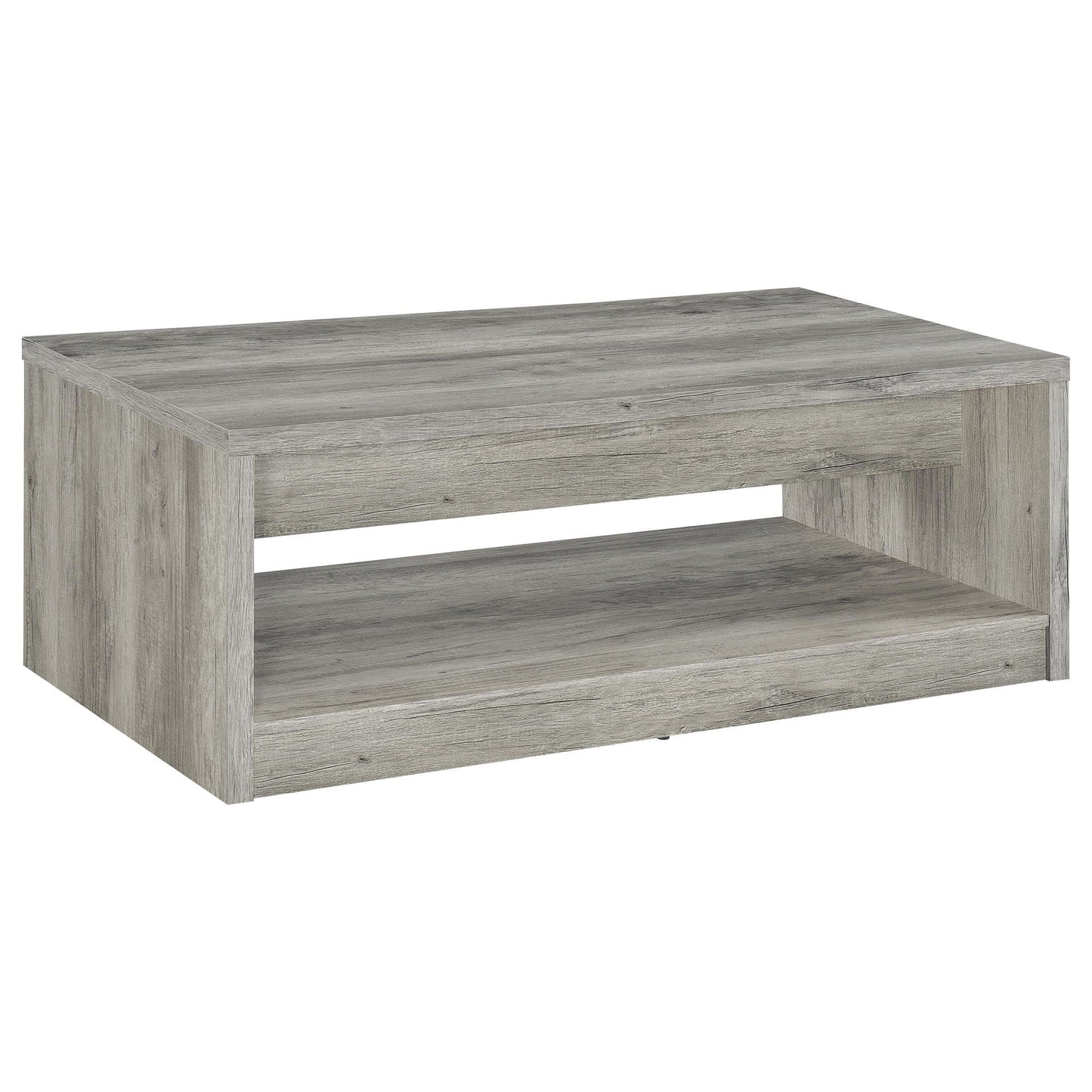 Nuberg - 2 Piece And End Table Set With Storage Drawers - Gray