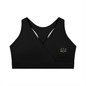 Loki & Ivy Women's Crossover V-Neck Sports Bra