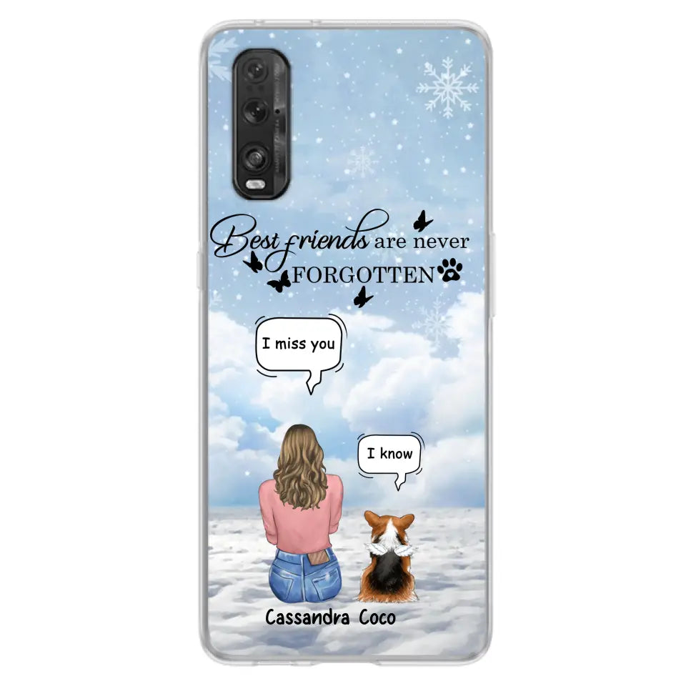 Personalized Memorial Pet Phone Case - Up to 3 Pets - Memorial Gift Idea For Dog/Cat/Rabbits Owners - I Miss You - Case For Oppo/Xiaomi/Huawei