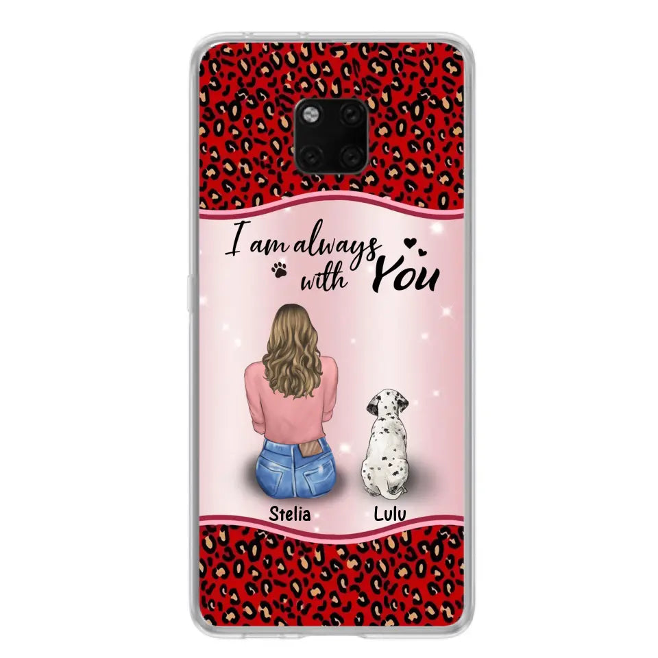 Personalized Dog Mom Phone Case - Up to 4 Dogs -Gift Idea For Dog Owners - I Am Always With You - Case For Oppo/Xiaomi/Huawei