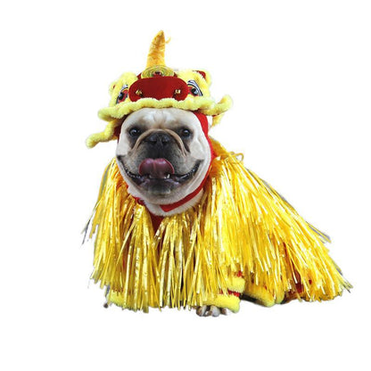 Pet Costume Jizai Pet Supplies Little Lion Clothes