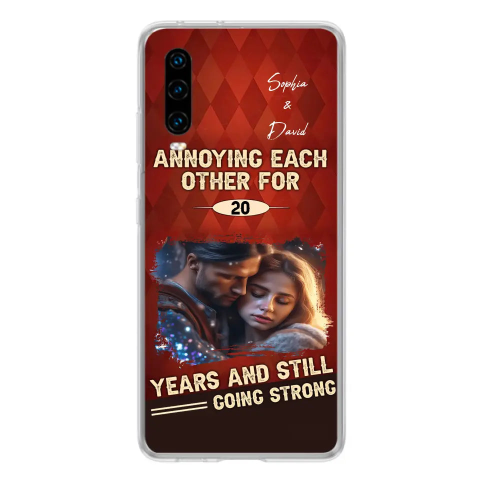 Personalized Couple Photo Phone Case - Gift Idea For Couple - Annoying Each Other For 20 Years And Still Going Strong - Case For Oppo/Xiaomi/Huawei