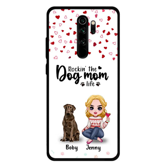 Personalized Dog Mom Front Phone Case - Up to 5 Dogs - Gift Idea For Dog Lover - Rockin' The Dog Mom Life - Case For Xiaomi, Oppo And Huawei