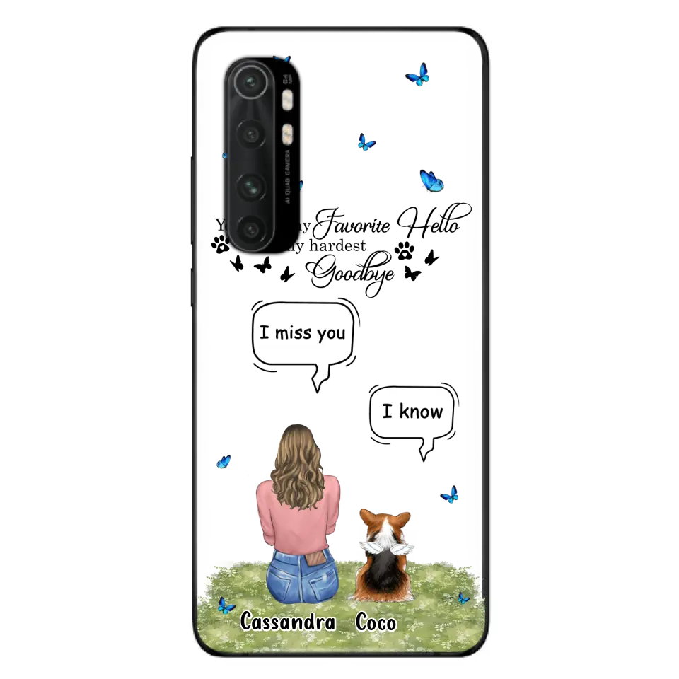 Personalized Pet Phone Case - Up to 4 Pets - Gift Idea For Couple/Dog/Cat Lover - You Were My Favorite Hello - Case For Oppo/Xiaomi/Huawei