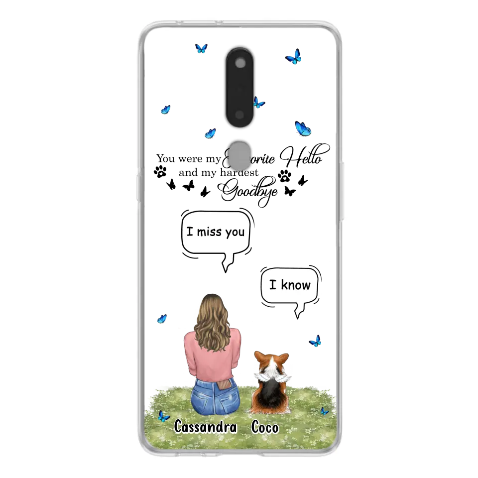 Personalized Pet Phone Case - Up to 4 Pets - Gift Idea For Couple/Dog/Cat Lover - You Were My Favorite Hello - Case For Oppo/Xiaomi/Huawei