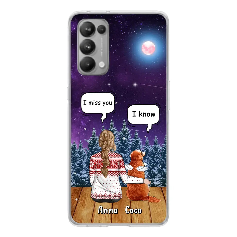 Personalized Memorial Pet Phone Case - Up to 4 Pets - Memorial Gift Idea For Dog/Cat Lover - Case For Oppo/Xiaomi/Huawei