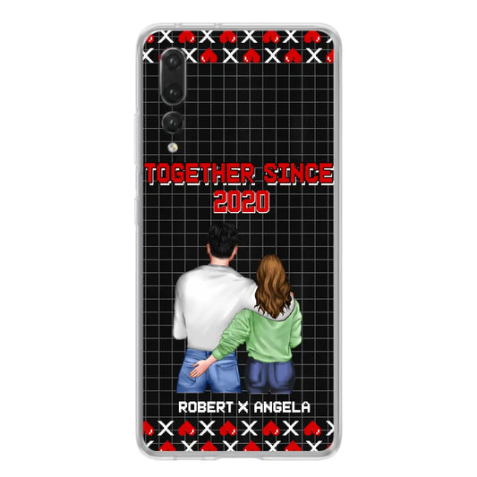 Custom Personalized Couple Phone Case - Gift Idea For Couple/Valentines Day - Together Since 2020 - Case For Oppo/Xiaomi/Huawei