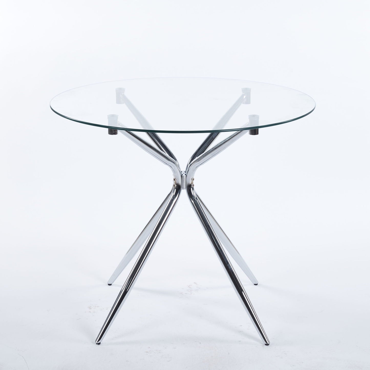 Compact Dining Table With Glass Top