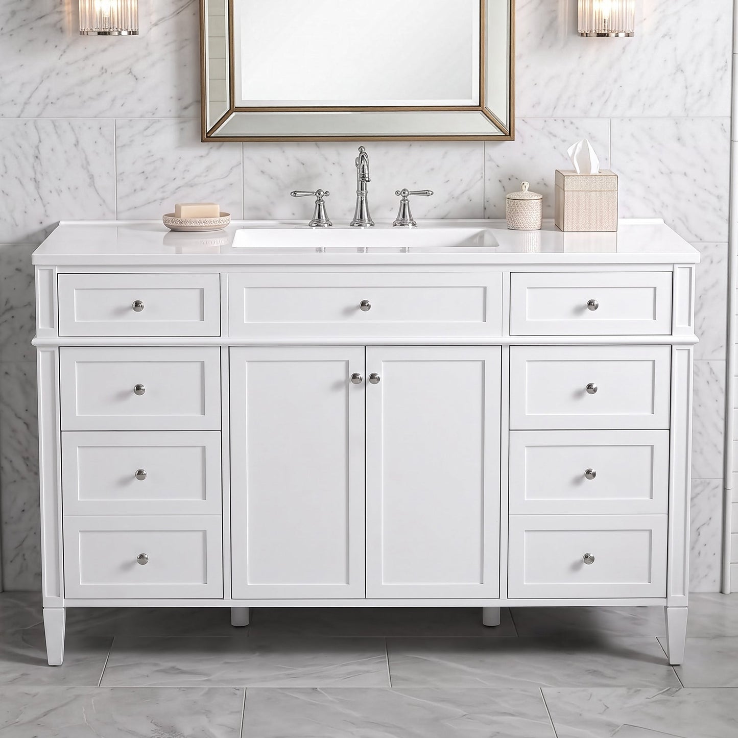 48 Inch Bathroom Vanity with Sink Top