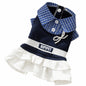 Formal Pet Dress With School Style Ruffles For Dogs And Cats