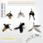 New Insect Feather Replacement Head Bell Cat Toy