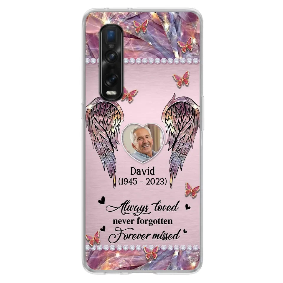 Custom Personalized Memorial Phone Case - Memorial Gift Idea For Family - Case For Oppo/Xiaomi/Huawei - Always Loved Never Forgotten Forever Missed