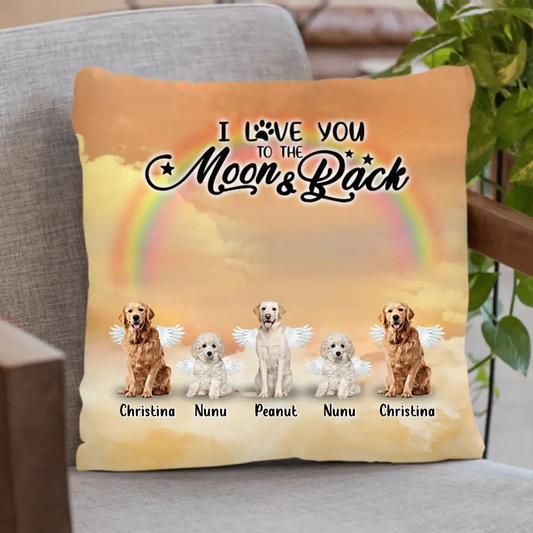 Personalized Dog Pillow Cover - Best Gift For Dog Lovers - Don't Cry For Me Mom! I'm Ok