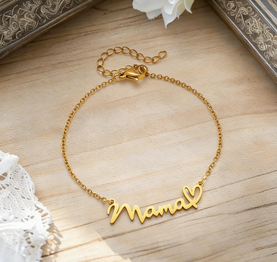 Mama Letter Stainless Steel Necklace