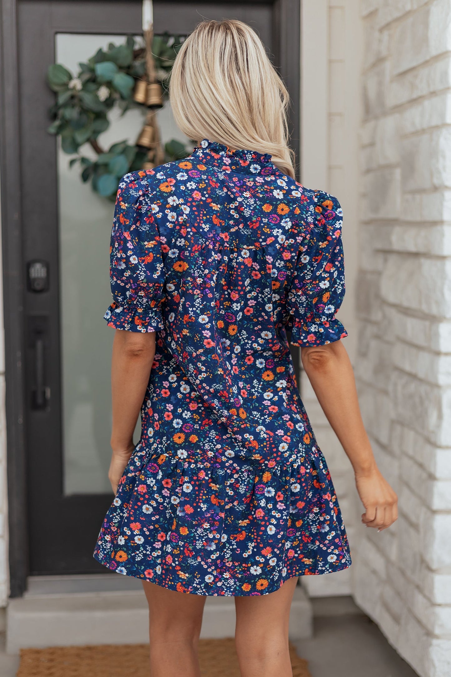Serenity Puff Sleeve Mini Dress