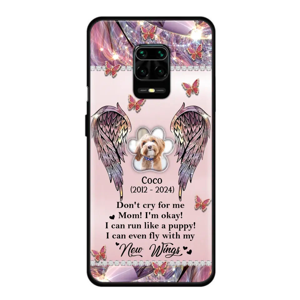 Personalized Memorial Phone Case - Upload Photo - Memorial Gift Idea For Dog Lover - Don't Cry For Me - Case For Oppo/Xiaomi/Huawei