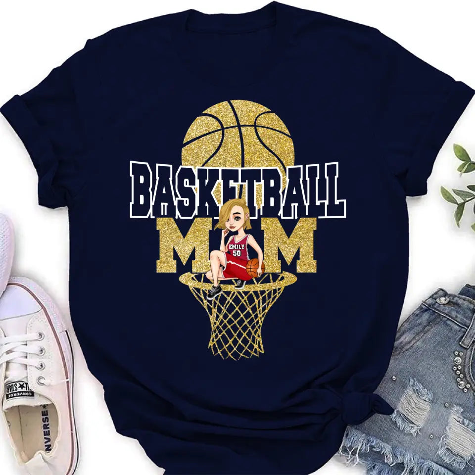 Personalized Basketball Mom Shirt/Hoodie - Gift Idea For Mom/Basketball Lover